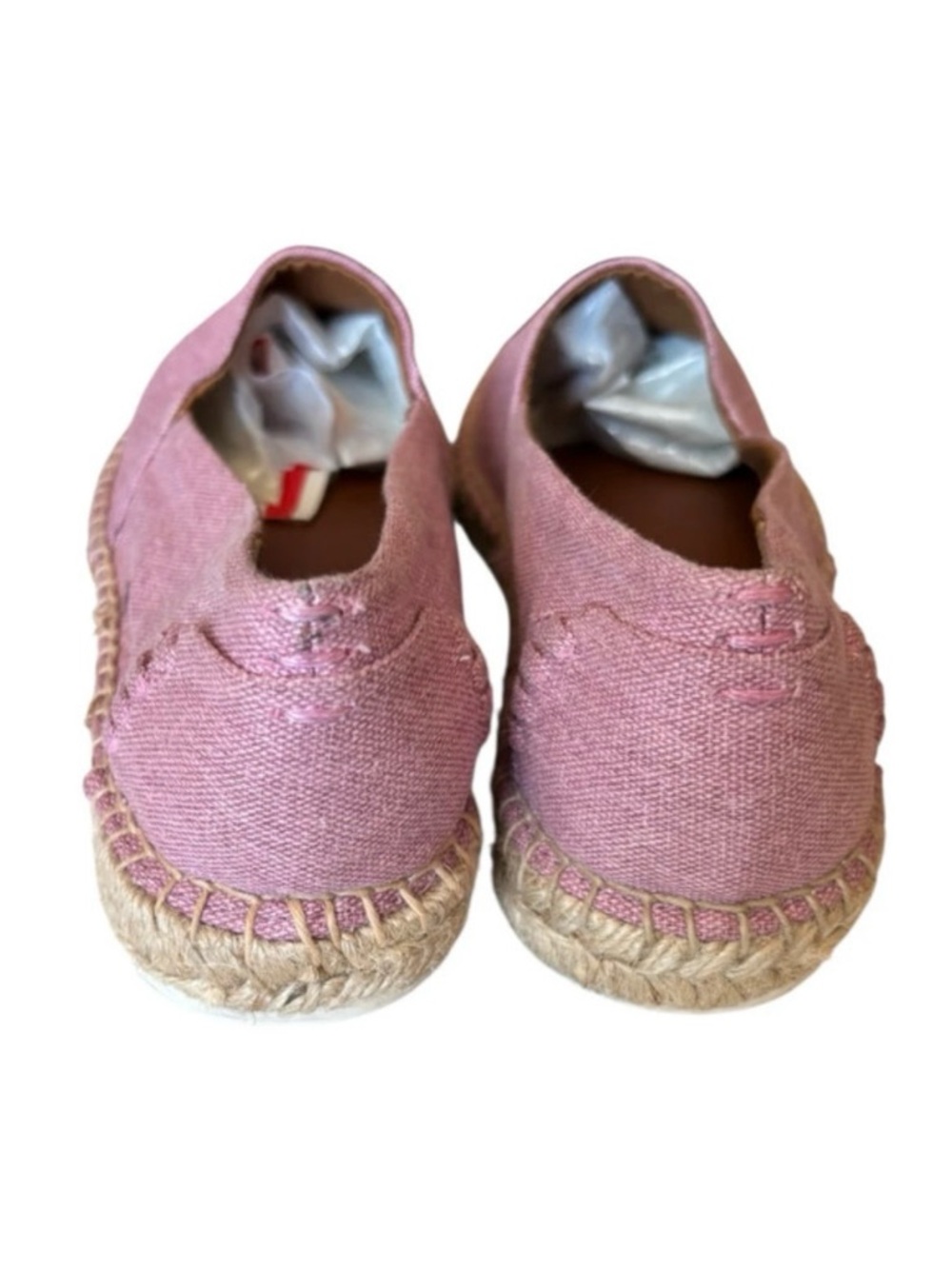 Franco Sarto Dusty Rose Canvas Slip-On Espadrilles. Size 6.5 - Picture 3 of 5